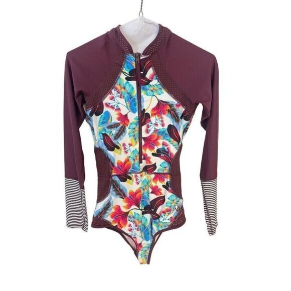 Body Glove Wind Of Change Rash guard One Pc Swimsuit Size small NWT - Picture 5 of 8